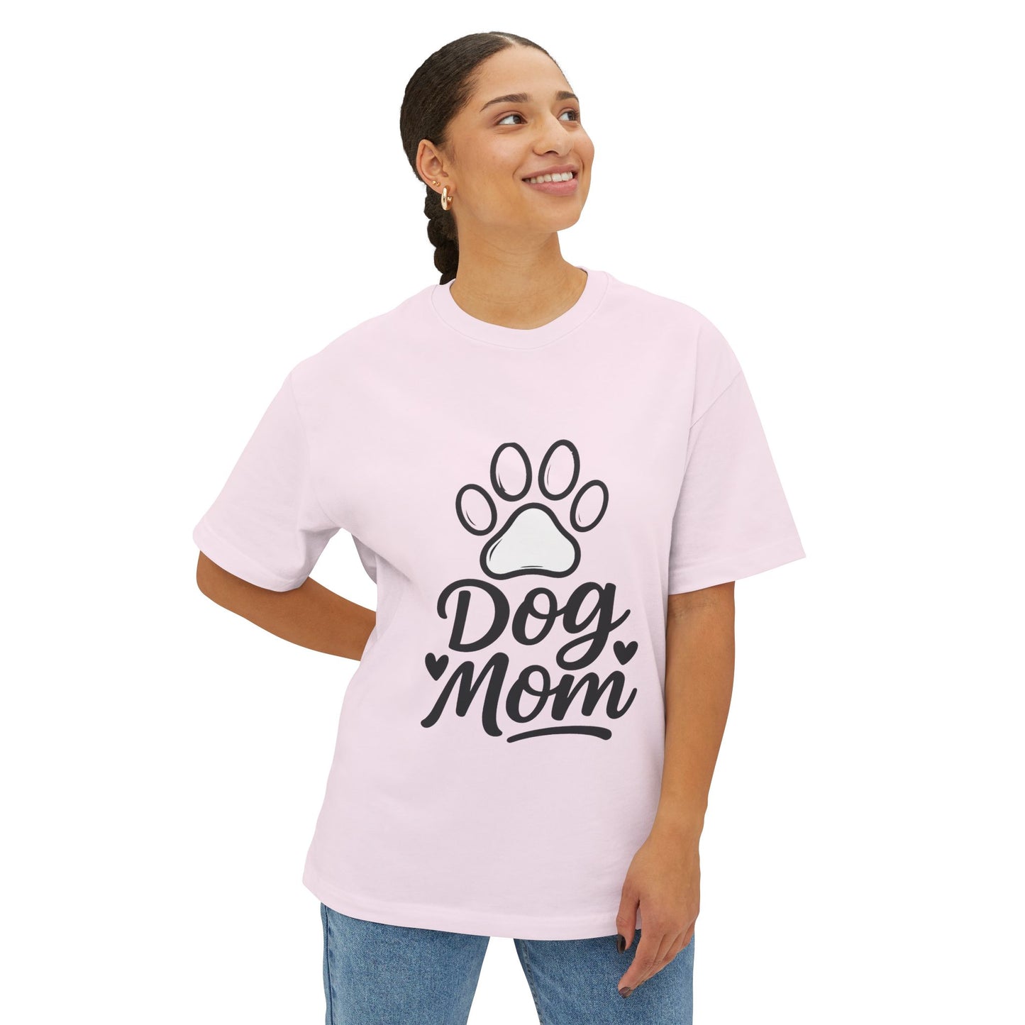 Dog Mom Shirt – Cute Paw Print T-Shirt for Dog Lovers