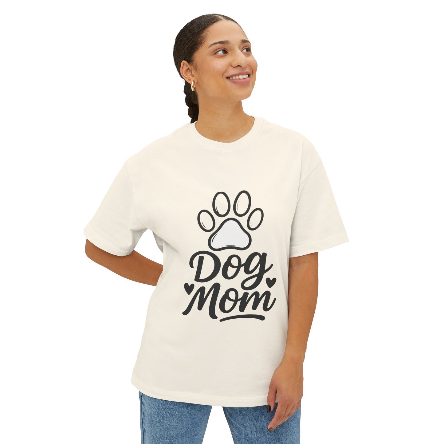 Dog Mom Shirt – Cute Paw Print T-Shirt for Dog Lovers