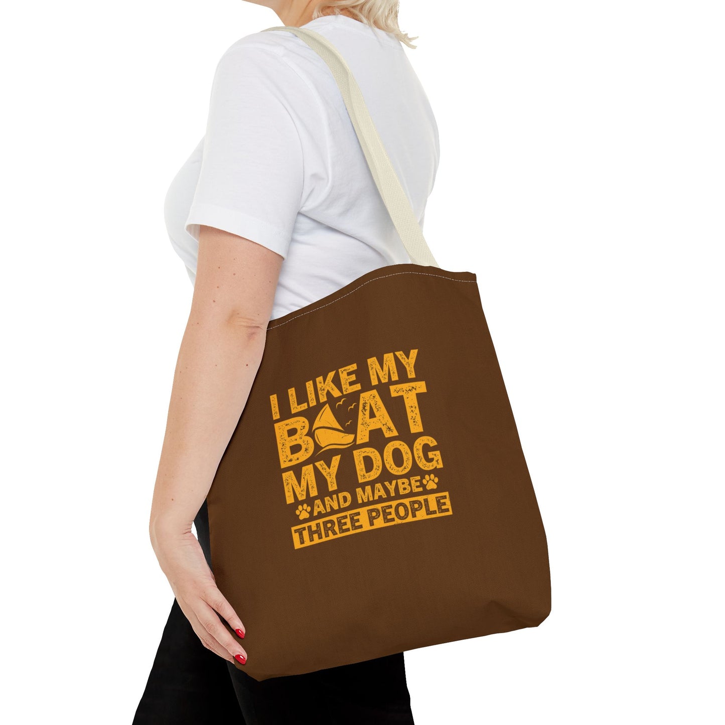 Nautical Dog Lover Tote Bag – Funny Beach Tote for Pet Owners