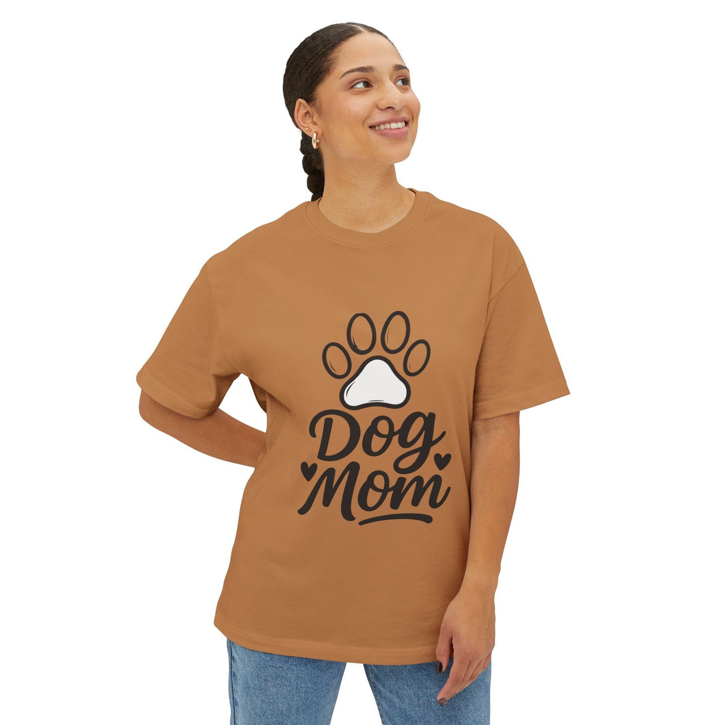 Dog Mom Shirt – Cute Paw Print T-Shirt for Dog Lovers