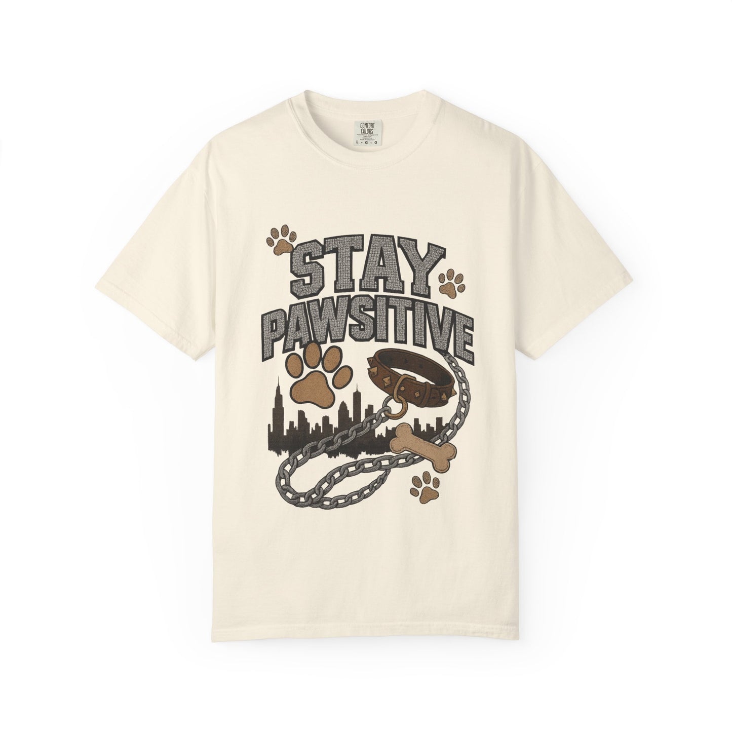 Stay Pawsitive Dog Lover T-Shirt – Unisex Pet Apparel & Gift for Dog Owners