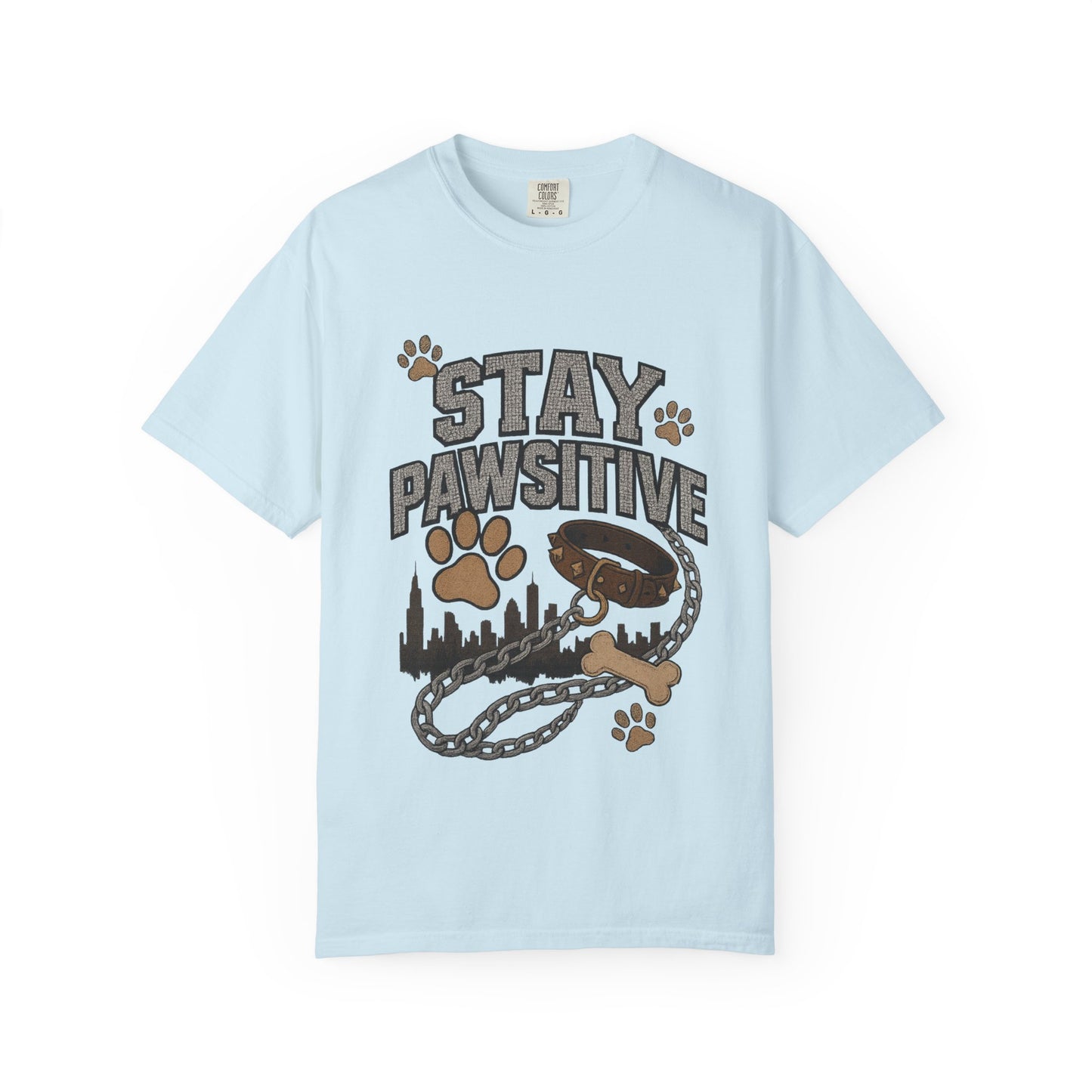 Stay Pawsitive Dog Lover T-Shirt – Unisex Pet Apparel & Gift for Dog Owners