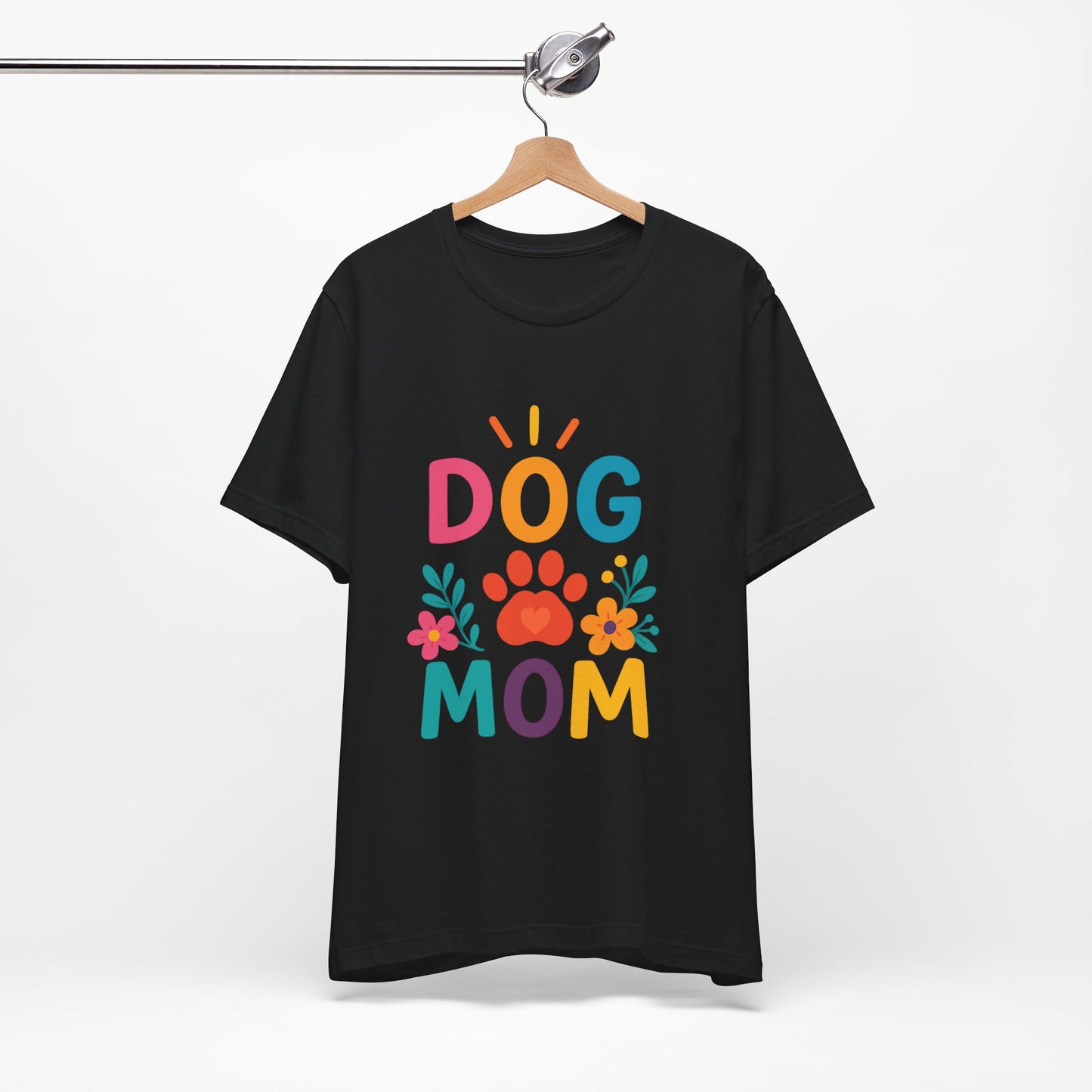 Dog Mom Shirt – Cute Paw Print T-Shirt for Dog Lovers