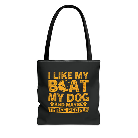 Nautical Dog Lover Tote Bag – Funny Beach Tote for Pet Owners
