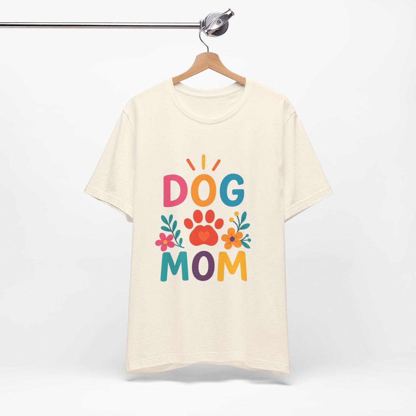 Dog Mom Shirt – Cute Paw Print T-Shirt for Dog Lovers