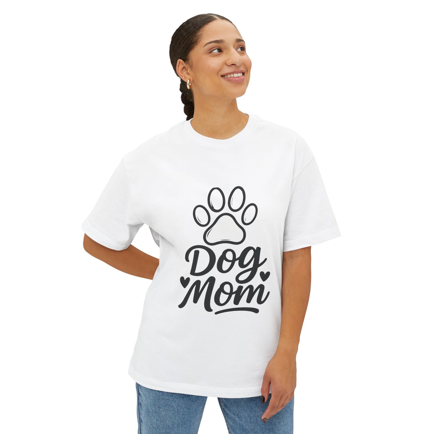 Dog Mom Shirt – Cute Paw Print T-Shirt for Dog Lovers